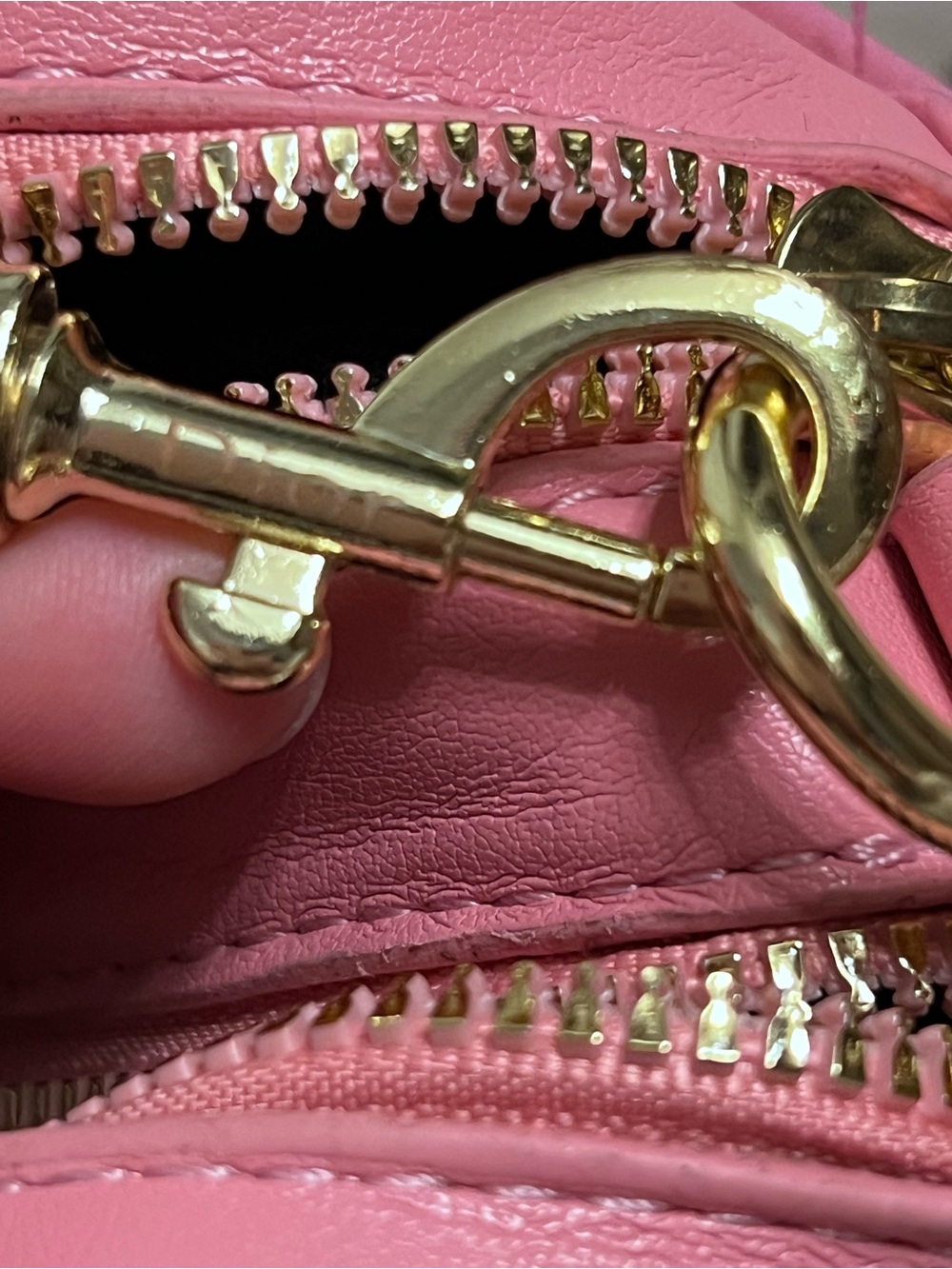 Dior Pink Quilted Leather Camera Bag from the beauty line with Signature Strap - Picture 9 of 11